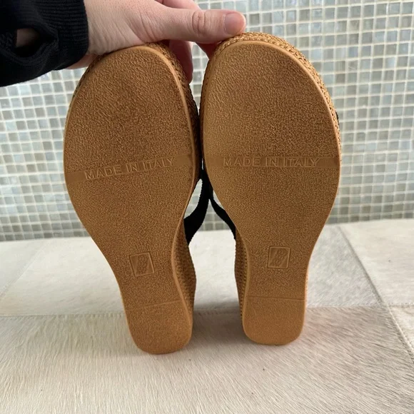 Italian Shoemakers Black Sandals - Picture 3 of 4